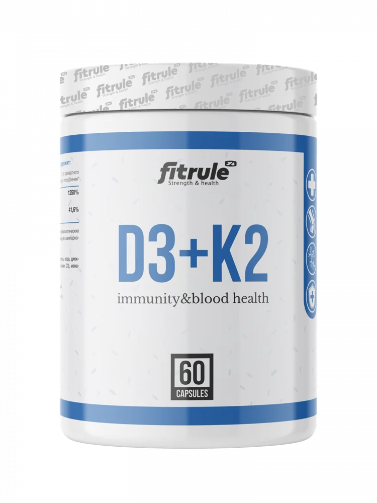 Витамин Fitrule D3+K2 60 капс