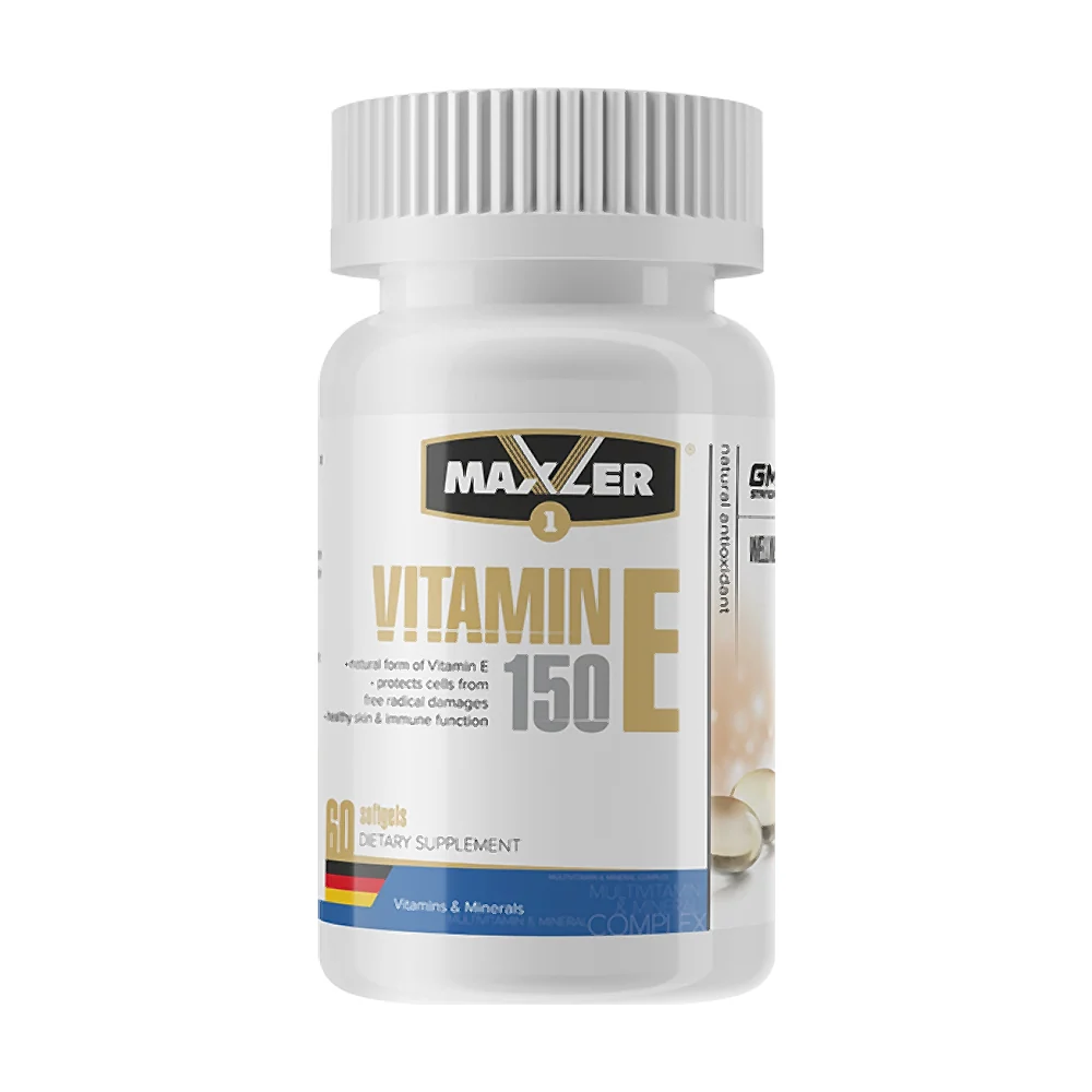 Витамин Maxler Vitamin E 150 мг 60 капс